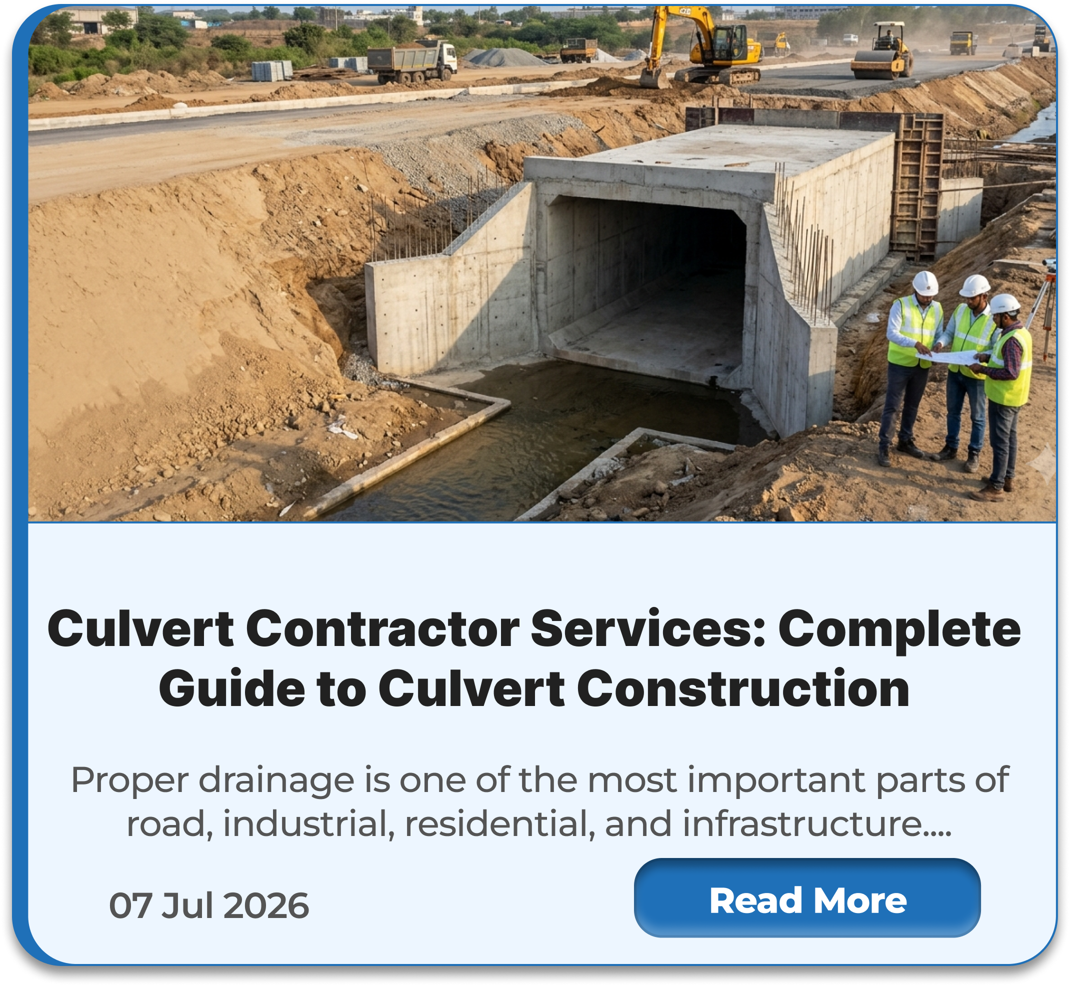 Culvert Contractor Services: Complete Guide to Culvert Construction