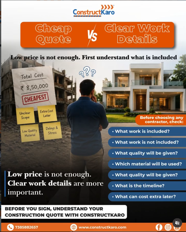 Cheap Quote VS Clear Work Details