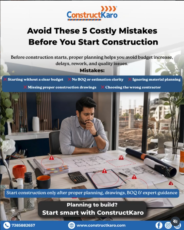 Avoid These 5 Costly Mistakes Before You Start Construction