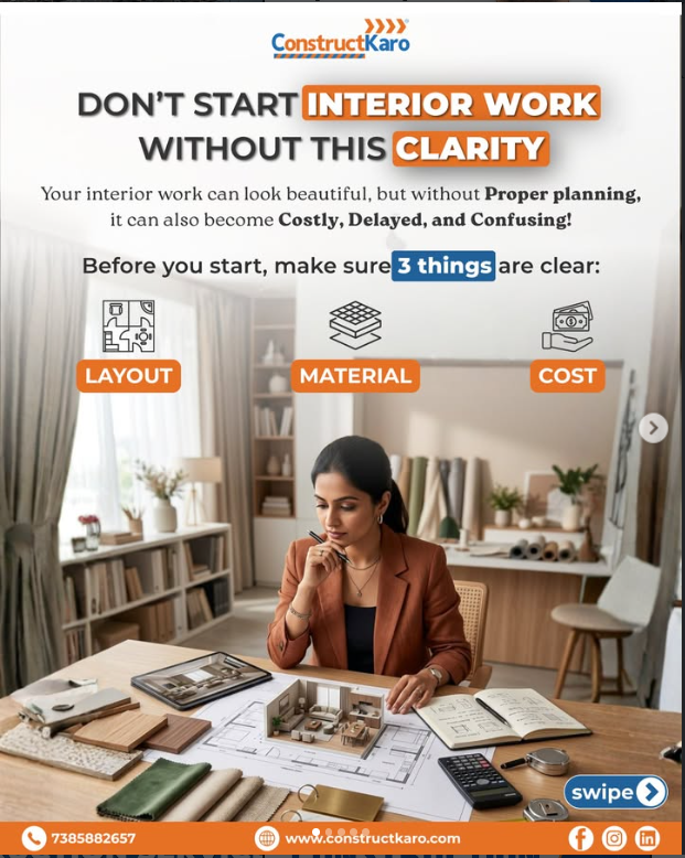 DON’T START INTERIOR WORK WITHOUT THIS CLARITY