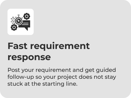 Fast requirement response