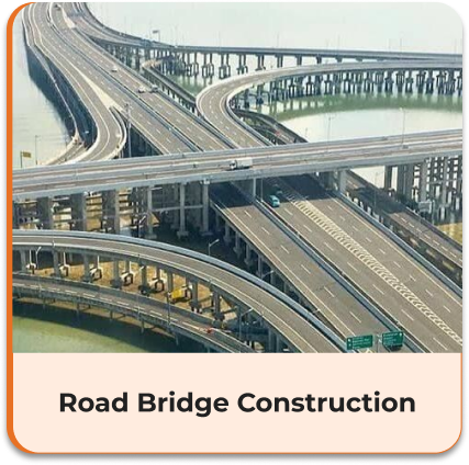 Road bridge construction