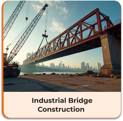 Industrial bridge construction