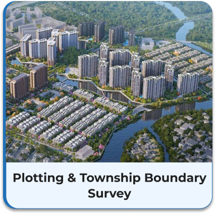 Residential plot boundary survey