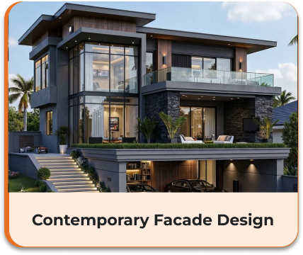Contemporary facade design