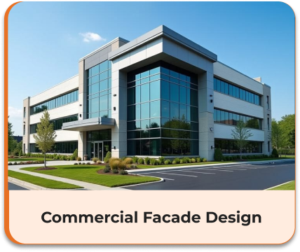 Commercial facade design