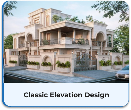 Luxury villa elevation design