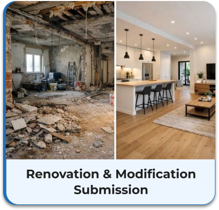 Commercial submission drawings