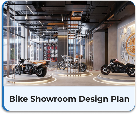 Bike showroom design plan